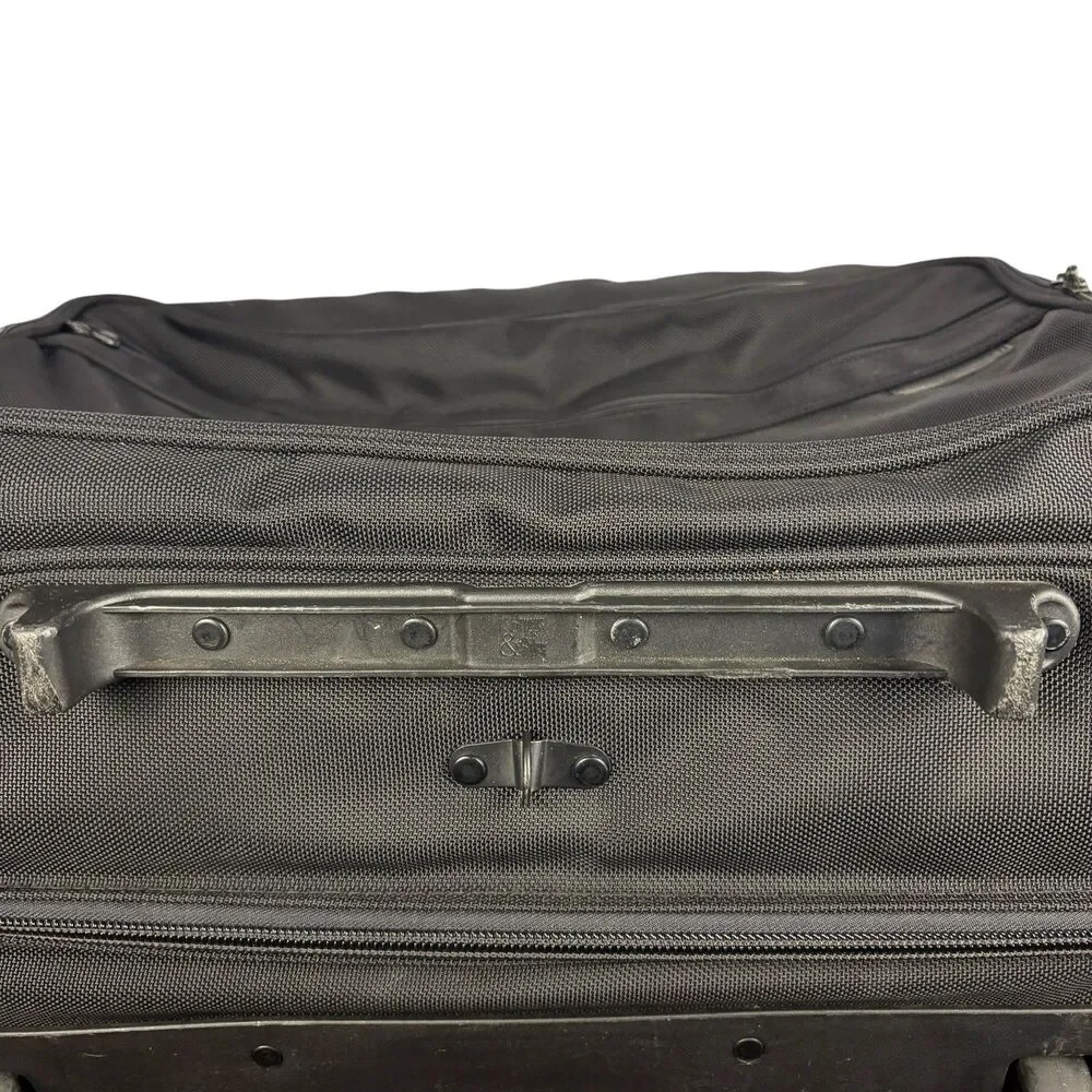 Briggs & Riley Black Ballistic Nylon 20” Compact Wheeled Garment Bag